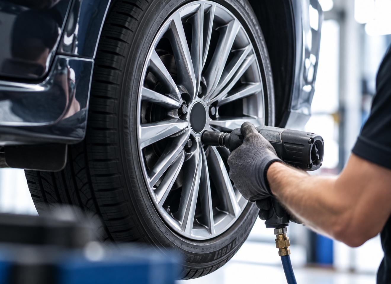 Tyre change and tyre storage at Primpex Autohuolto